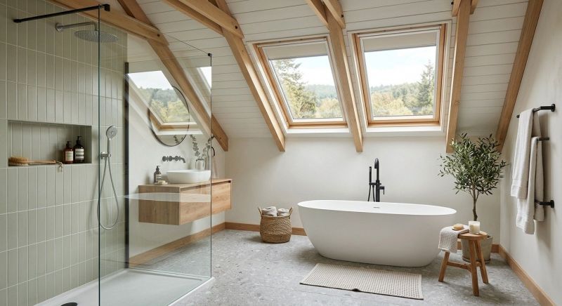 Attic Bathroom Remodeling in Cherokee County, GA