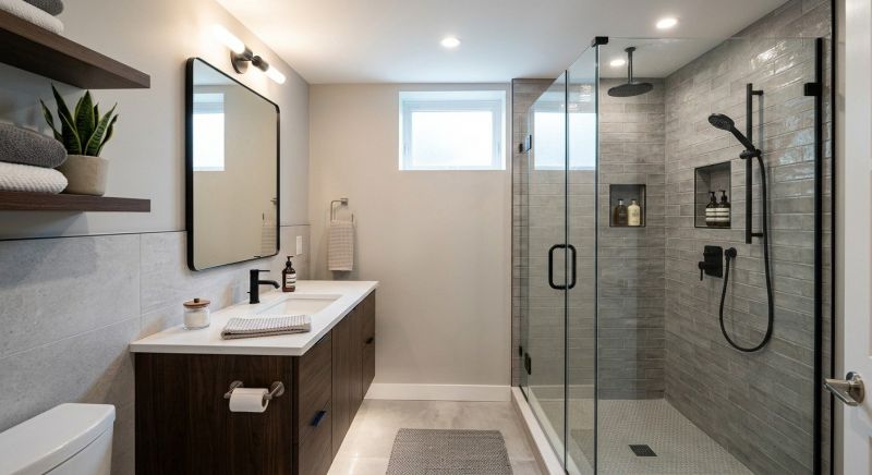 Basement Bathroom Remodeling in Cherokee County, GA