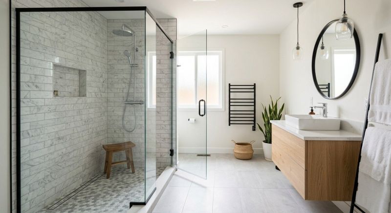 Tub To Shower Conversion in Suwanee, GA
